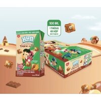 thùng 48 hộp sữa lúa mạch thạch kun hộp 100ml