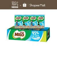 Thùng 48 hộp sữa lúa mạch Nestle MILO Ít Đường x 110ml