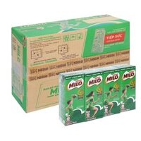 Thùng 48 hộp sữa Milo VIỆT 180ml có đường/ ÍT ĐƯỜNG