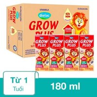 Thùng 48 hộp sữa non pha sẵn Dielac Grow Plus 180 ml (từ 1 tuổi)