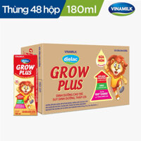 Thùng 48 Hộp Sữa Non Vinamilk Dielac Grow Plus - 180ml