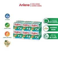 Thùng 48 hộp sữa nước Anlene hương Vani đậm đặc ít béo 125ml