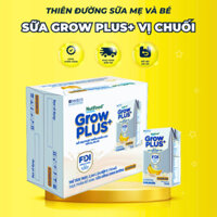 Thùng 48 Hộp Sữa Pha Sẵn Nutifood GrowPLUS+ Hương Chuối 110ML - Sữa Dinh Dưỡng Dành Cho Bé Từ 1 Tuổi