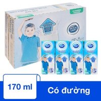 Thùng 48 hộp sữa tiệt trùng Dutch Lady có đường 170 ml (từ 1 tuổi)