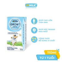 Thùng 48 hộp sữa Tiệt Trùng VPMilk Grow+ Có Đường (110ml/180ml)