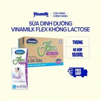 Thùng 48 Hộp Sữa tiệt trùng Flex không Lactose 180ml