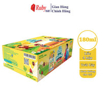 Thùng 48 hộp sữa trái cây nhiệt đới Kun  180ml
