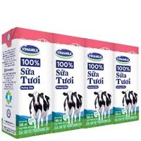 Thùng 48 hộp sữa tươi hương dâu Vinamilk 100% Sữa Tươi 180ml