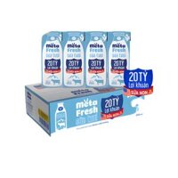 THÙNG 48 hộp Sữa tươi Meta Fresh 20 tỷ lợi khuẩn 180ml (Nutricare)