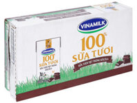 Thùng 48 hộp sữa tươi socola Vinamilk 110ml