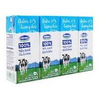 Thùng 48 hộp sữa tươi tách béo Vinamilk 100% Sữa Tươi 180ml