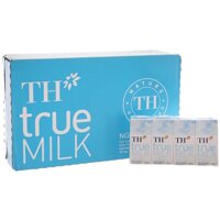 Thùng 48 Hộp Sữa Tươi TH True Milk Không Đường - 180ml ( Giá Trừ KM )