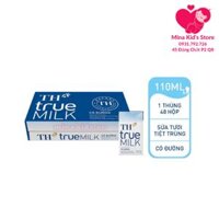 Thùng 48 hộp Sữa tươi TH True Milk có đường (48 hộp x 110ml)