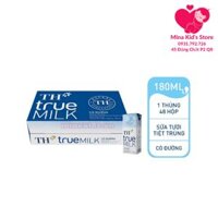 Thùng 48 hộp Sữa tươi TH True Milk có đường (48 hộp x 180ml)