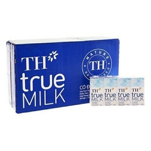 Thùng 48 hộp sữa tươi tiệt trùng có đường TH true MILK 110ml
