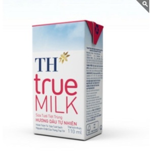 Thùng 48 hộp sữa tươi tiệt trùng hương dâu TH true MILK 110ml