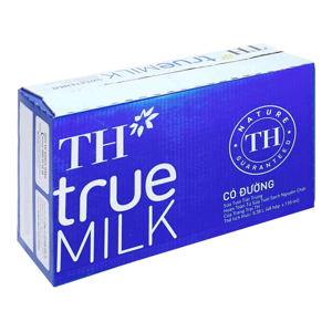 Thùng 48 hộp sữa tươi tiệt trùng có đường TH true MILK 110ml