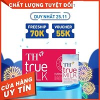 Thùng 48 hộp sữa tươi tiệt trùng hương dâu TH True Milk 110ml (110ml x 48)