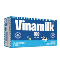 Thùng 48 Hộp Sữa Tươi Tiệt Trùng Vinamilk Ít Đường 110ml