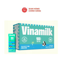 Thùng 48 hộp sữa tươi tiệt trùng Vinamilk 100% không đường 180ml