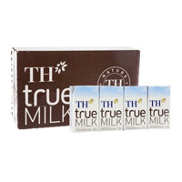 Thùng 48 hộp sữa tươi tiệt trùng TH true MILK sôcôla nguyên chất 180 ml (180 ml x 48)