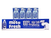 Thùng 48 hộp sữa tươi tiệt trùng Meta Fresh có đường 110ml - Ruby Kids