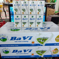 Thùng 48 hộp Sữa tươi tiệt trùng Ba Vì Có đường/ít đường 110ml/hộp