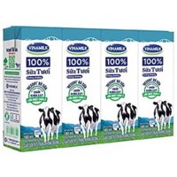 Thùng 48 hộp sữa tươi tiệt trùng không đường 180ml Vinamilk