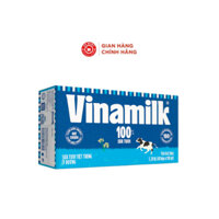 Thùng 48 hộp sữa tươi tiệt trùng Vinamilk ít đường 180ml