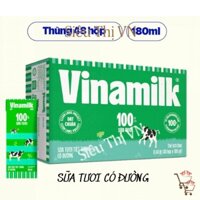 Thùng 48 Hộp Sữa Tươi Tiệt Trùng Vinamilk 180ML - Siêu Thị VN