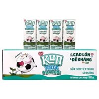 Thùng 48 hộp sữa tươi tiệt trùng có đường LOF Kun 100% Sữa tươi 180ml