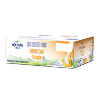 Thùng 48 hộp Sữa tươi tiệt trùng Hương cam Mộc Châu Milk (110mlx48)