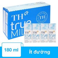 Thùng 48 hộp sữa tươi tiệt trùng TH true MILK ít đường 180 ml (từ 1 tuổi)