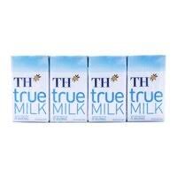 Thùng 48 hộp sữa tươi tiệt trùng ít đường TH true MILK 110ml