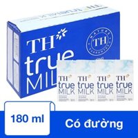 Thùng 48 hộp sữa tươi tiệt trùng TH true MILK có đường 180 ml (từ 1 tuổi)