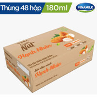 THÙNG 48 HỘP SỮA VINAMILK ÓC CHÓ/ HẠNH NHÂN (48 hộp x 180ml)