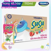 Thùng 48 hộp Sữa Vinamilk Susu hộp giấy 110ml