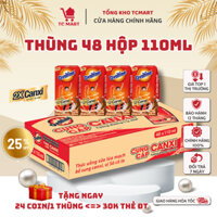 Thùng 48 hộp Thức uống lúa mạch thêm Canxi - Hương vị Sô-Cô-La Ovaltine (110ml x 48) - Date mới, Hàng Chính Hãng