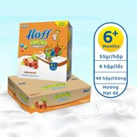 Thùng 48 hộp Váng Sữa vị HẠT DẺ Hoff cho bé từ 6 tháng tuổi, giàu protein và canxi, tăng cường hệ miễn dịch
