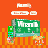 Thùng 48 hộp Vinamilk 100% thơm ngon bổ dưỡng