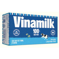 Thùng 48 Hộp x 110ml Sữa Tươi Có  Đường - Ít Đường Vinamilk 100% (sieuthi_hangu)