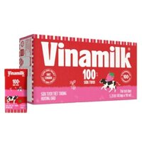 Thùng 48 Hộp x 110ml Sữa Tươi Các Vị Vinamilk 100%