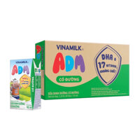 Thùng 48hộp x 110ml - Sữa ADM vinamilk có đường , ít đường