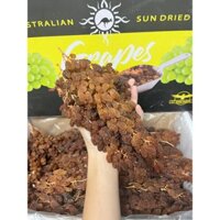 Thùng 4kg nho khô nguyên cành Úc