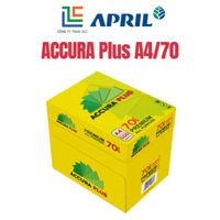 Thùng 5 ream giấy in A4, giấy photo ĐL 70gsm, 2500 tờ ACCURA Plus - 2LC VIETNAM