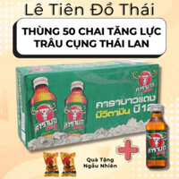 Thùng 50 Chai 150ml Tăng Lực Trâu Cụng Carabao Nội Địa Thái Lan