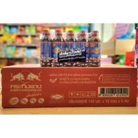 Thùng 50 chai bò húc chai sành nắp đỏ Thái Lan 150ml