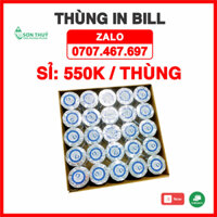 THÙNG 50 CUỘN GIẤY IN BILL K80x80 - GIẤY IN HÓA ĐƠN 80MM / GIẤY IN NHIỆT K80