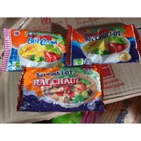 Thùng 50 gói bột canh Hải Châu 190g có iot và không iot của công ty bánh kẹo Hải Châu và công ty CP Quốc tế Hải Châu