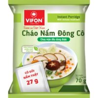 thung 50 goi Cháo Nấm Đông Cô ViFon 70gr ( co goi nam that )